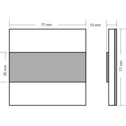 DEMIDIO Desio LED schodowa 230V 77mm