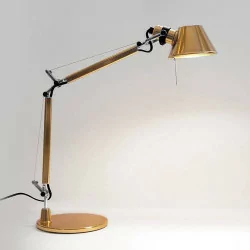 Artemide Tolomeo Tavolo Micro Gold biurkowa