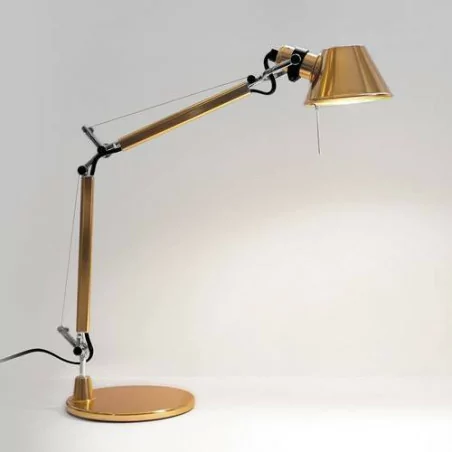 Artemide Tolomeo Tavolo Micro Gold desk lamp