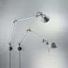 Artemide Tolomeo Parete LED 12W aluminium wall light dimmable