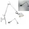 Artemide Tolomeo Parete Extra Halo alu, white, black wall light