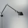 Artemide Tolomeo Parete Extra Halo alu, white, black wall light