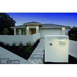Outdoor wall lamp LED DOPO NUMBER 6W white