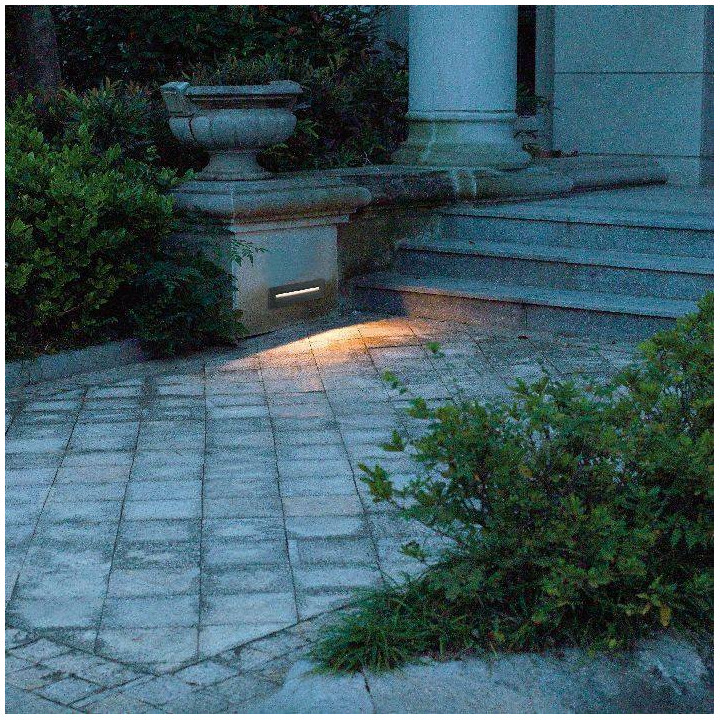 Outdoor recessed lamp DOPO AMBERES LED