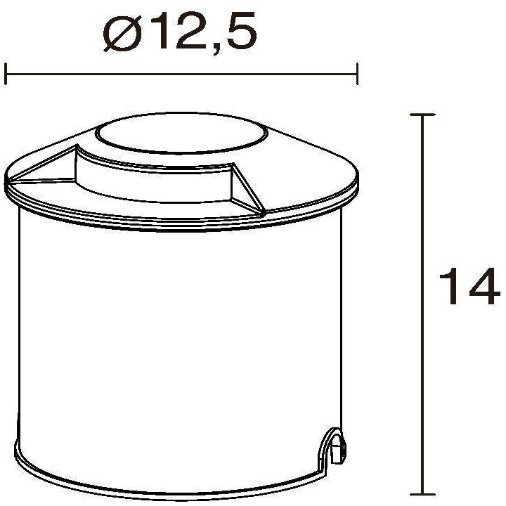 Oprawa wpuszczana IP67 DOPO MARTINA LED 7W 4000K 12,5cm