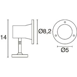 Garden floodlight 12V DOPO SEDNA LED 3W 4000K