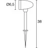 Spike IP54 230V DOPO ARAMO GU10