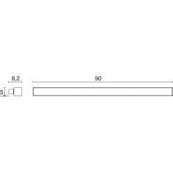Kinkiet LED IP44 EXO LITS chrom 60cm, 90cm