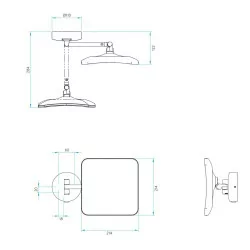 ASTRO MASCALI Square LED 7968