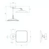 ASTRO MASCALI Square LED 7968