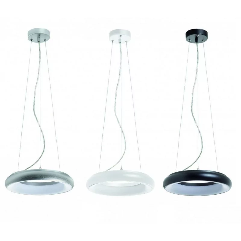 Pendant lamp EXO FRED LED 25W black, white, grey