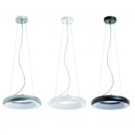 Pendant lamp EXO FRED LED 25W black, white, grey Pendant lamp EXO FRED LED 25W black, white, grey