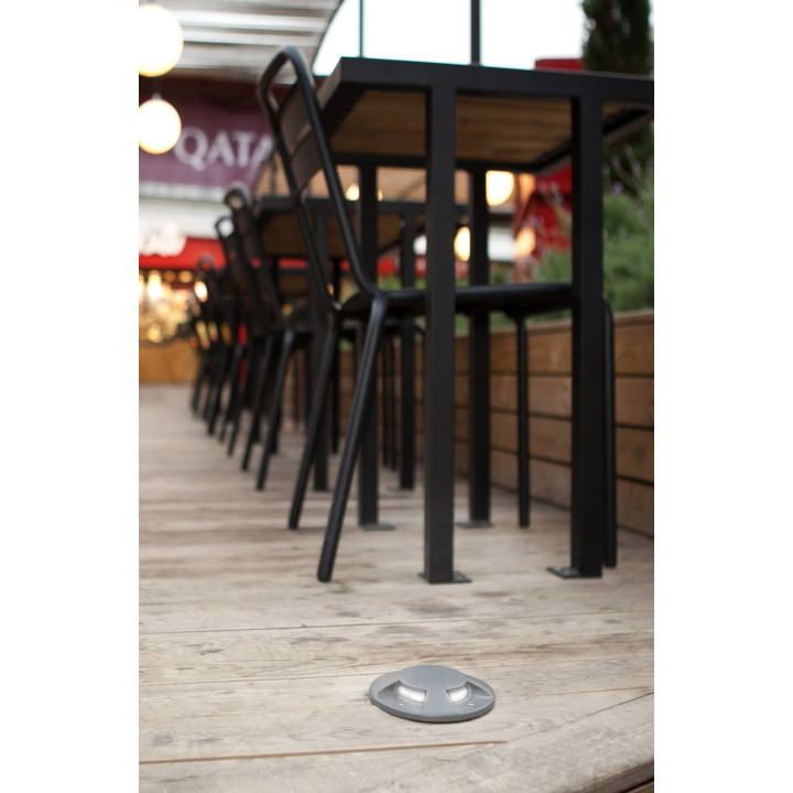 LEDS-C4 XENA E27 55-9428-34-M3 najazdowa szara świeci w 4 strony