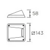 LEDS-C4 REXEL LED 2,1W outdoor lamp IP67