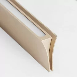 LEDS-C4 BRAVO pendant lamp 120cm up/down grey, gold
