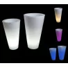 Illuminated LED plant pot DELLA 75cm, 90cm warm, cool, RGB