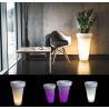 Illuminated LED plant pot PONS 75cm, 90cm warm, cool, RGB