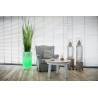 Illuminated LED plant pot NEVIS 75cm, 90cm warm, cool, RGB