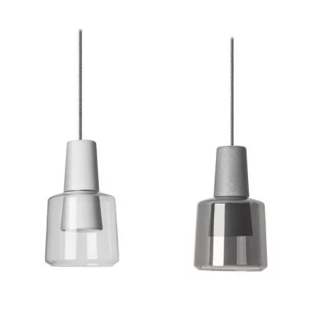 LEDS-C4 KHOI pendant lamp LED 19,5W white, grey