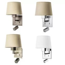 LEDS-C4 BALI E27 + LED 2,1W chrome, nickel, brown, patin