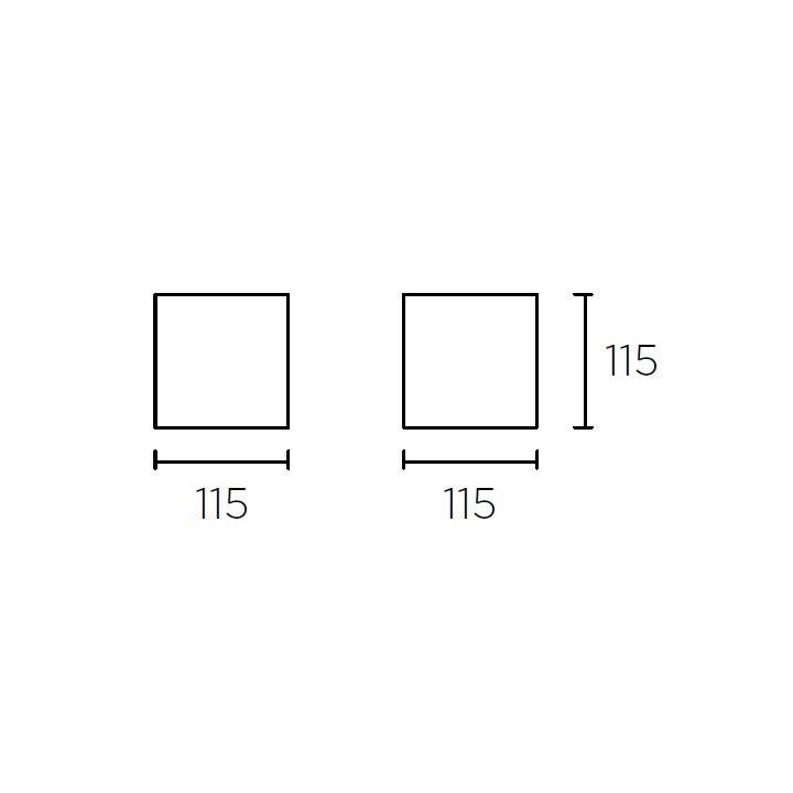 LEDS-C4 GES 05-1794-14-14 plaster wall lamp G9