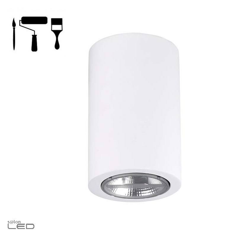 LEDSC4 GES 1559461400 round plaster ceiling fixture for painting