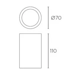 LEDS-C4 GES 15-5946-14-00 oprawa z gipsu GU10