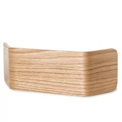 LEDS-C4 SKATE wall LED light white gold, light wood