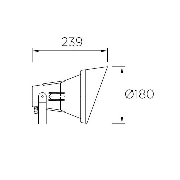 LEDS-C4 ESPARTA reflektor 18cm 230V PAR38