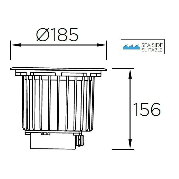 LEDS-C4 GEA LED Wall washer 17W, 24W lampa do oświetlenia ścian