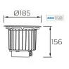 LEDS-C4 GEA LED Wall washer 17W, 24W up-light recessed IP67