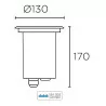 LEDS-C4 GEA GU10, GU5.3 uplight recessed outdoor IP67