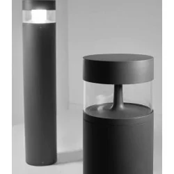 LEDS-C4 NEWTON LED 13W bollard lamp IP65 25cm, 80cm