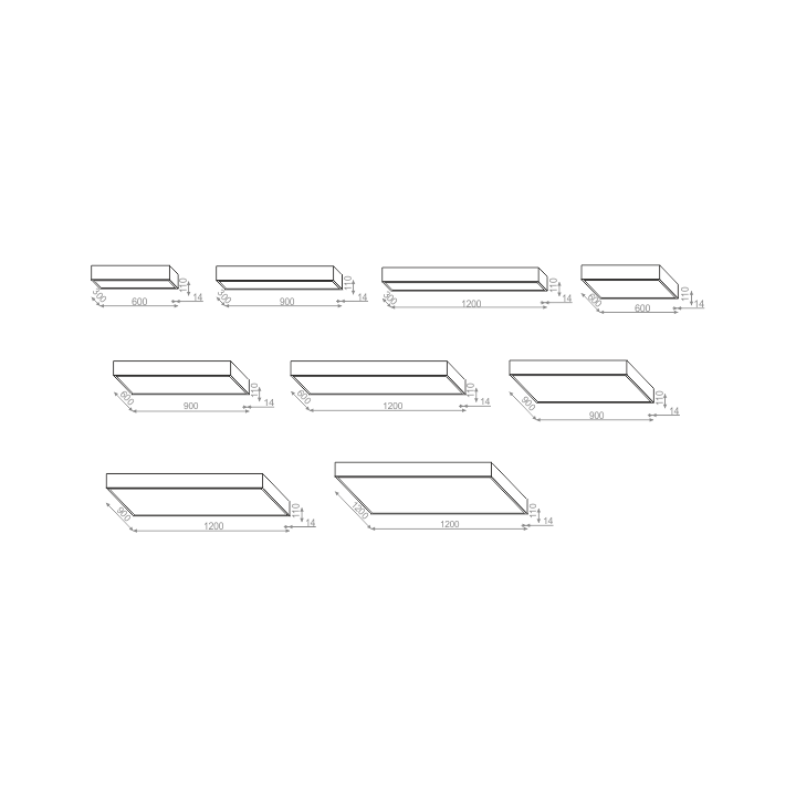 AQFORM BIG SIZE next square surface 40257