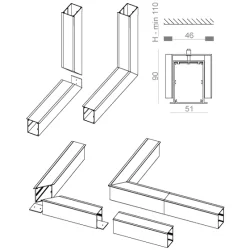  AQUAFORM MIXLINE LED system recessed