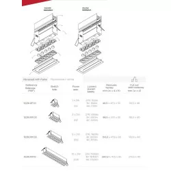 BPM LENT MODULAR recessed lamp 2W