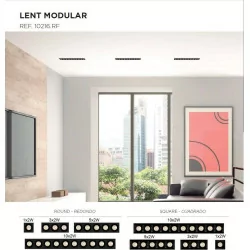 BPM LENT MODULAR recessed lamp 2W