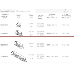 BPM LENT MODULAR recessed lamp 6W 10216.RF