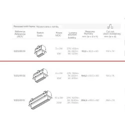 BPM LENT MOTION recessed lamp 6W 10212