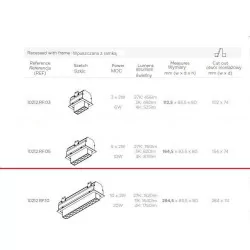 BPM LENT MOTION recessed lamp 10W 10212