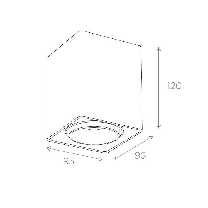 BPM MARTORELL CUBE 20132 natynkowa 12W LED CREE