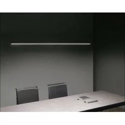 LINEA LIGHT Straight_P1 pendant lamp white, black, chrome 102cm, 152cm