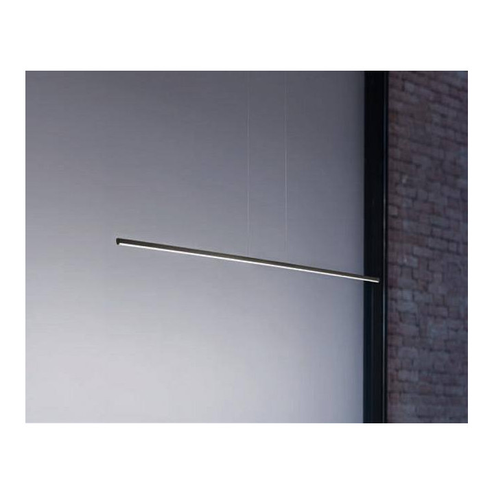 LINEA LIGHT Straight P1 wisząca LED biała, czarna, chrom 102cm, 152cm