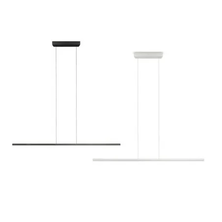 LINEA LIGHT Straight P1 wisząca LED biała, czarna, chrom 102cm, 152cm