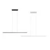 LINEA LIGHT Straight_P1 pendant lamp white, black, chrome 102cm, 152cm