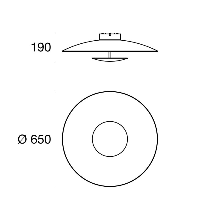 LINEA LIGHT Horizon S 90285 lampa sufitowa