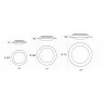 LINEA LIGHT CREW-1 8270, 8275, 8280 white grey