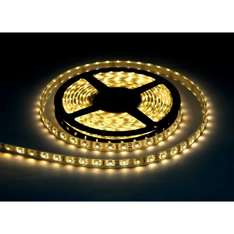 Taśma LED 3528 60LED/m IP68 (Biała Ciepła) Rolka 5m