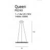 MAXlight Queen I  P0243 Pendant lamp LED 14W