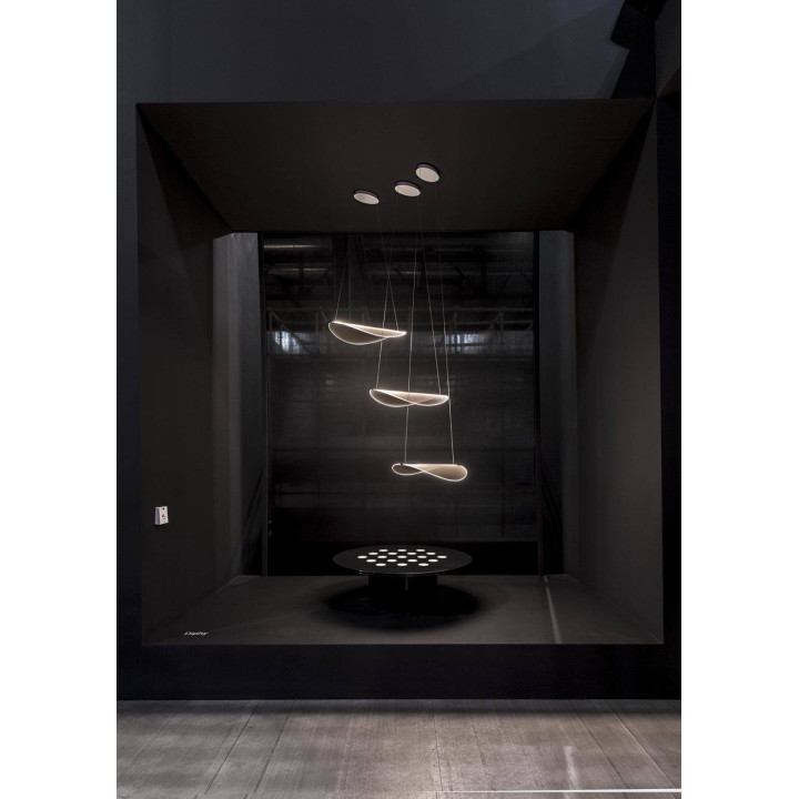 STILNOVO DIPHY 8172, 9090 pendant lamp LED 54cm 2700K-3000K single, white dimm